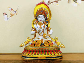 预售彩绘金刚萨埵摆件（ 高15cm）