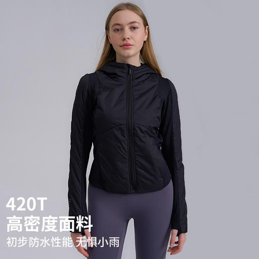 【练习者精选】lulu外套春秋款长袖拉链女潮流修身运动跑步健身夹克户外训练 商品图0