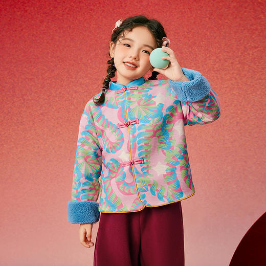 【开团】年衣 蛇年生肖儿童唐装外套 宝宝冬装演出服国风中式男女童生肖上衣棉服下单送独占鳌头拼图童装 商品图4