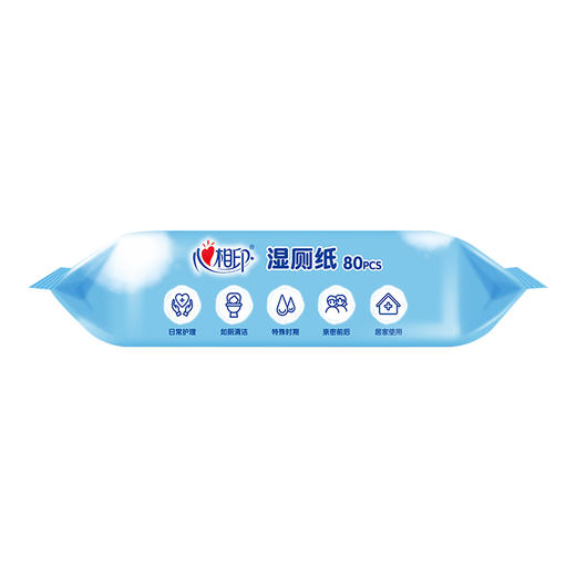 心相印 湿厕纸系列80片装湿巾5包组合装XCY080+P2 商品图1