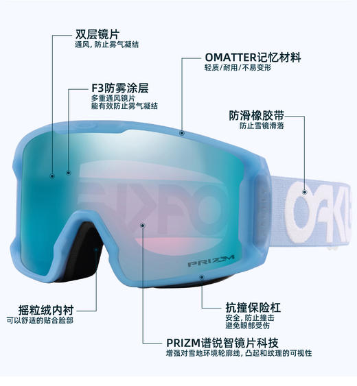 【2025滑雪季】Oakley儿童雪镜 成人雪镜 商品图3