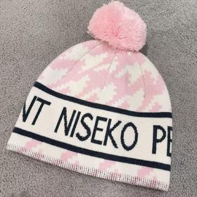 Perfect Moment - Ski Beanie-Niseko - Pale Pink/Snow White - 女装 - 毛线帽 - 淡粉色/白色