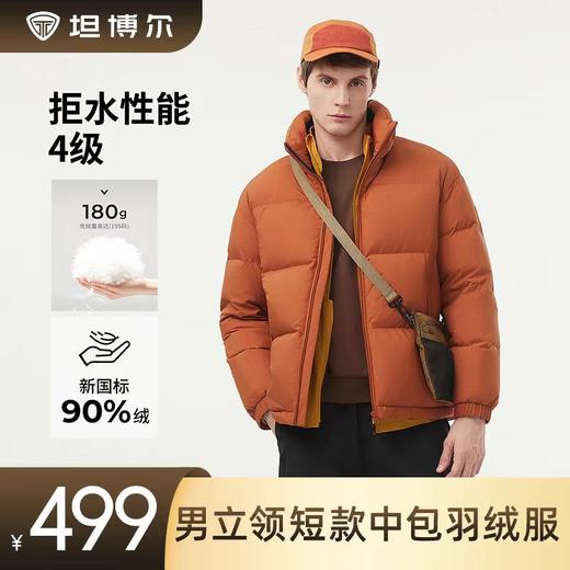 坦博尔男立领短款中包羽绒服TAF530331D 商品图0