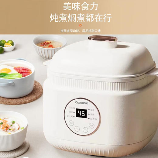 长虹CDG-LP40电炖锅1L白色 商品图1