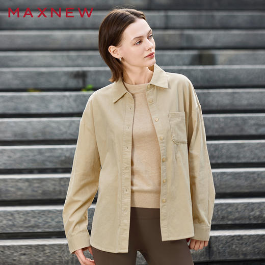 【衬衫】灯芯绒长袖衬衫1N4222301 商品图3