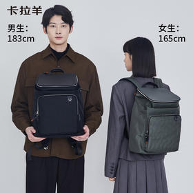 【通勤防盗】卡拉羊麒麟防盗男士通勤15.6英寸电脑双肩包CX5500（TX）