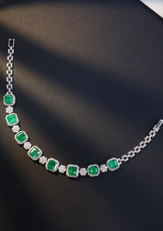 6.02ct 祖母绿手链 商品图4