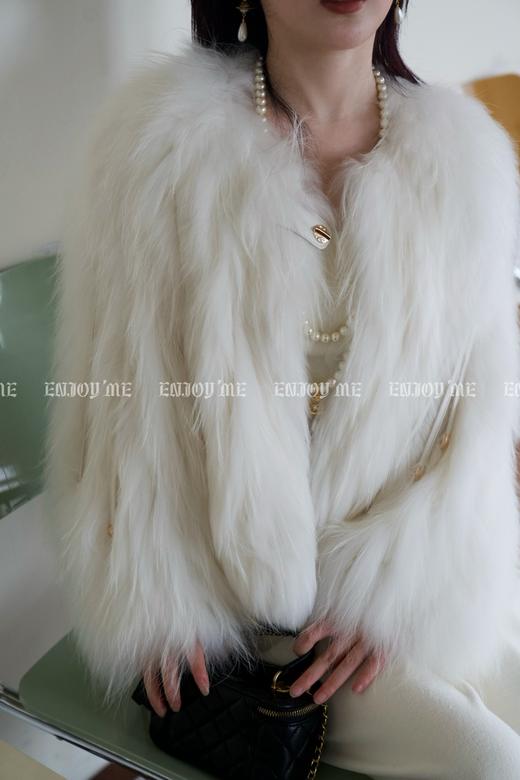 【门店同款】ENJOY冬季”福“贵云朵慕斯皮草外套 159874375 商品图4