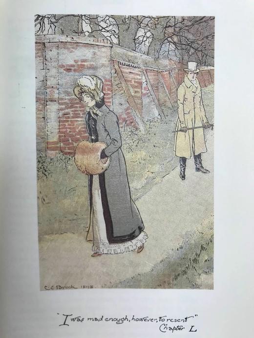 简·奥斯汀《爱玛》 布洛克兄弟12幅彩色插图 豪华皮装大32开 商品图12