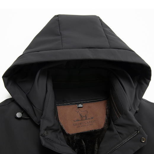 【可拆卸内胆】【新款DKP】大依优型大码连帽可拆卸帽棉衣夹克棉服休闲胖子大码男休闲宽松加肥加大上衣冬季外套 商品图9