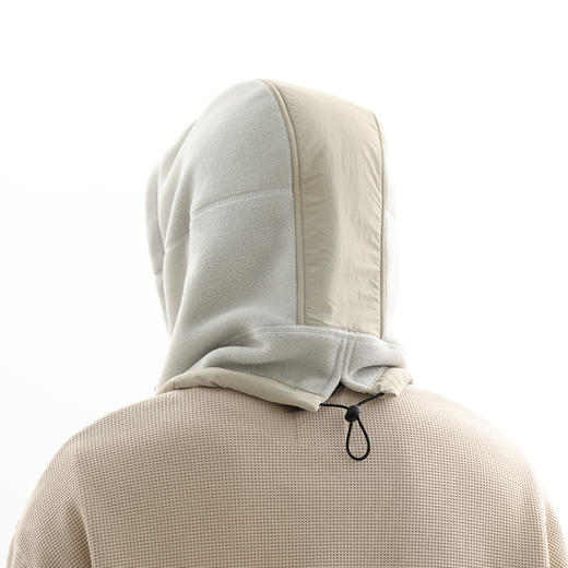 吃茶去chichaqu24秋冬户外抓绒摇粒绒可拆卸头套拼接面罩围脖防寒 商品图3