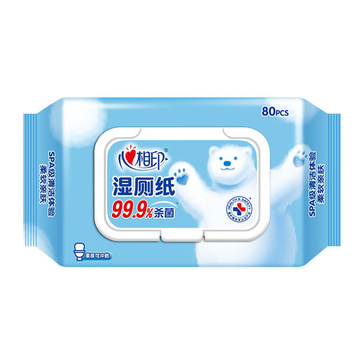 心相印 湿厕纸系列80片装湿巾5包组合装XCY080+P2 商品图2