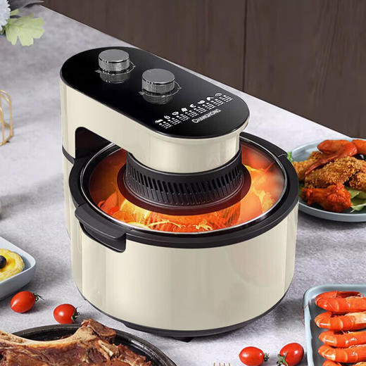 长虹CZG-80XD1空气炸锅6L白色 商品图4