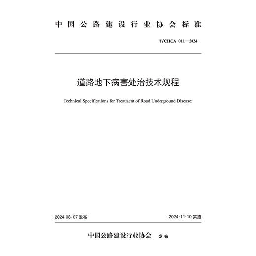 道路地下病害处治技术规程（T/CHCA 011—2024） 商品图3