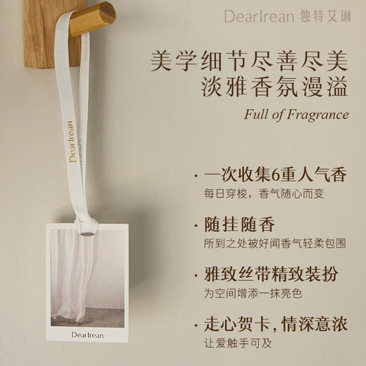 【U先试用】DearIrean 独特艾琳香氛尝鲜体验衣柜香卡车载香薰卡香卡随行套组*8张（随机发7种不同香型） 商品图4