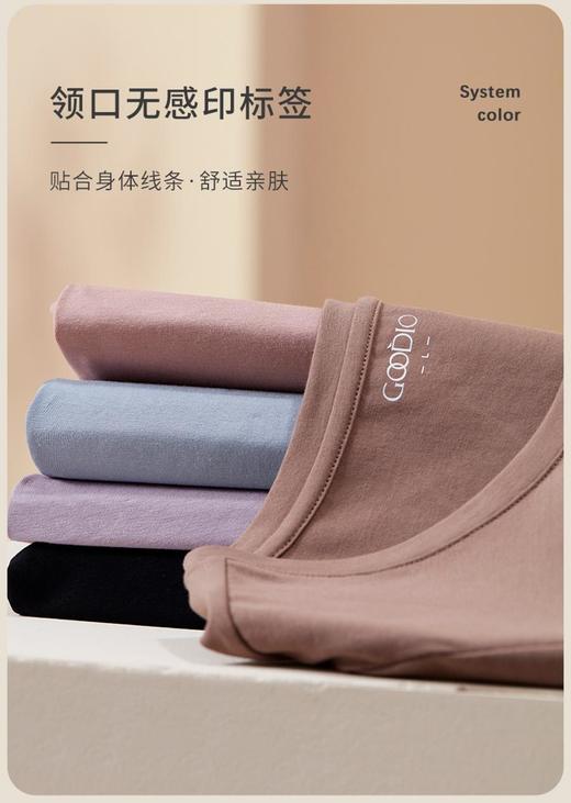 3楼歌帝水柔棉圆领女套装GDB1416 商品图5