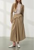 ANSUABEL 浅卡其色设计款西装半裙套装 19131 商品缩略图0