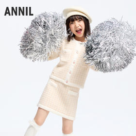 女童小香风毛衣套装冬季新款安奈儿童装实体店同款AG444632