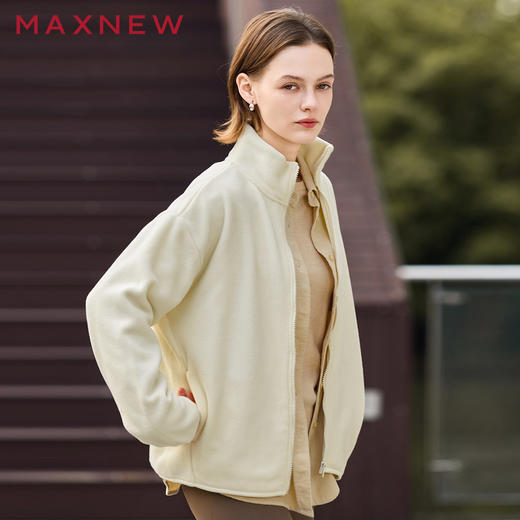 【茄克】经典立领摇粒绒外套1N4223102 商品图1