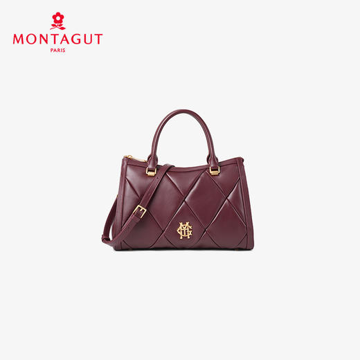 法国梦特娇轻奢羊皮时尚手提新款高级斜挎包吉祥杀手包 商品图0