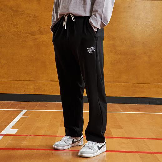 LUSHISILUSHISI冲刺时刻刺绣卫裤休闲裤松紧腰LOGO户外登山重磅运动长裤 商品图0