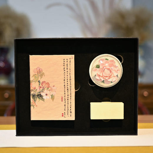 羽诗制造出品 秘境寻芳鲍海斌书灯非遗手捏陶瓷花礼盒套装 商品图4