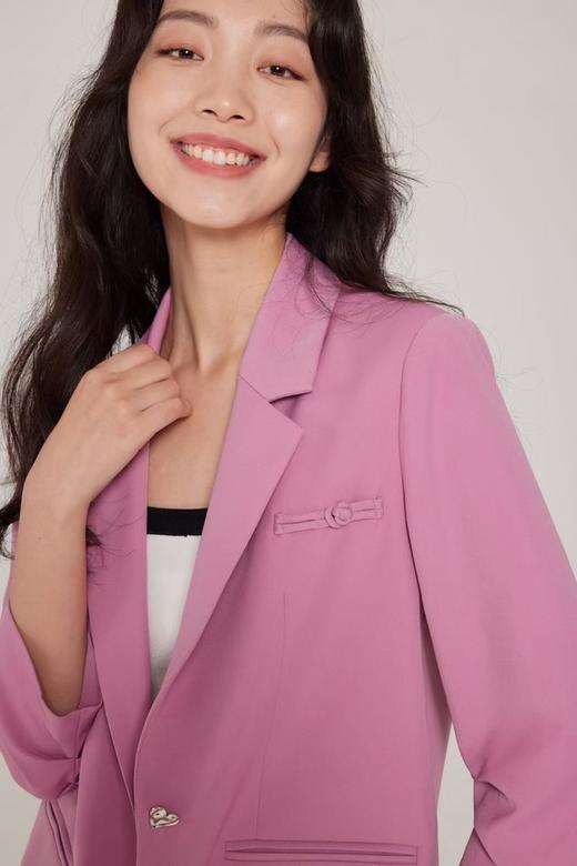 amadella 粉色简约西装长裤套装 19117 商品图3