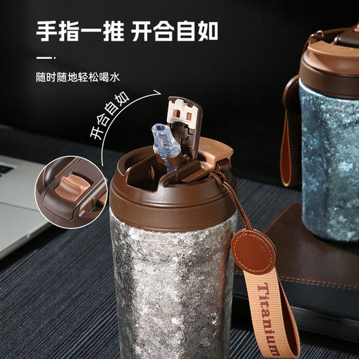 亚摩斯 钛妃杯 AS-TIKF400  抑菌保鲜 长效保温 轻巧便携 48小时发货 商品图4