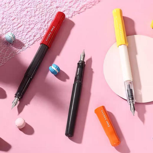 百乐笑脸钢笔/F尖/1支墨胆+1支吸墨器/颜色随机或指定 商品图2