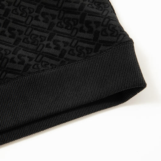 【加绒】【新款DPS】大依优型大码男装加绒圆领卫衣打底T恤套头纯色上衣男士胖子 商品图5