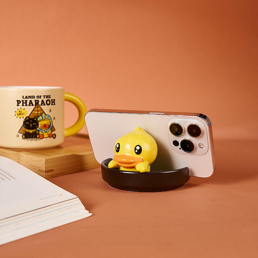 大英博物馆Bastet X B.Duck小黄鸭系列手机支架马克杯 商品图2