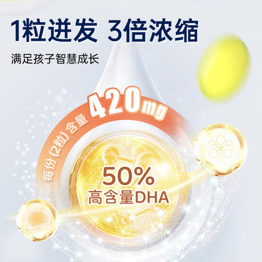 VitaRealm 维乐原 儿童无腥味鱼油DHA 40粒/瓶 商品图3