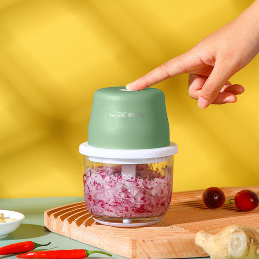 新飞小宝旋风食物料理机300ml绿色 商品图1