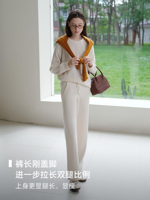 羊毛混纺运动阔腿裤FCE4PAT063 商品图4