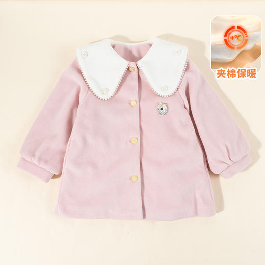 迪士尼女童冬季夹棉保暖外套234DS1188 商品图2