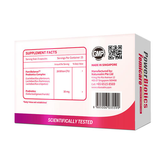 VitaRealm 维乐原 女性益生菌 30粒/瓶 商品图1