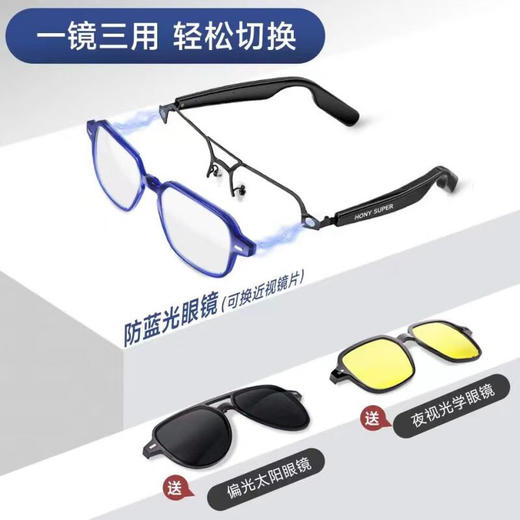 HONY SUPER鸿宇智能蓝牙眼镜 商品图0