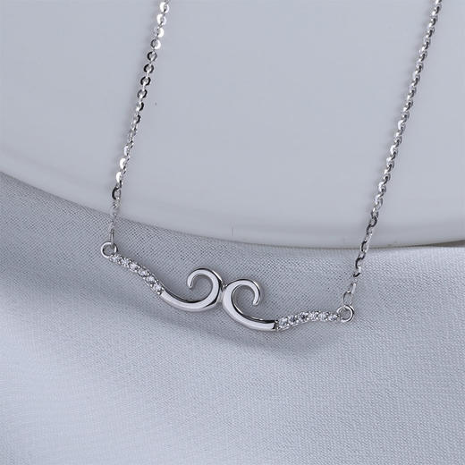 【宏艺珠宝】禅意金箍链·银s925项链 商品图2