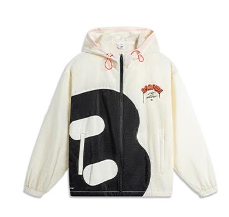 李宁反伍BADFIVE男子防晒防泼水风衣24春秋宽松运动风衣AFDU417 商品图0