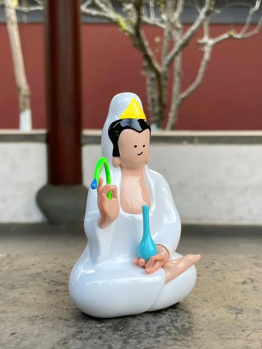 禁止悲伤「好运菩萨」系列潮流艺术雕塑摆件 好运连连 事事如意 商品图4