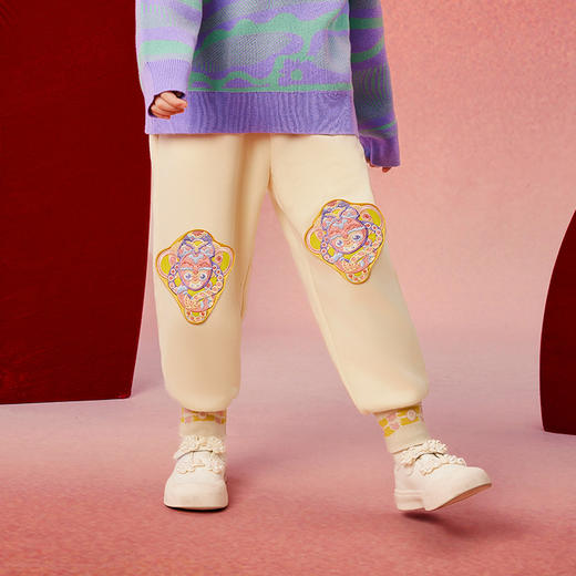 【开团】年衣 国风加绒卫裤 秋冬新款男童女童运动裤儿童灯笼裤生肖年服裤子 商品图4