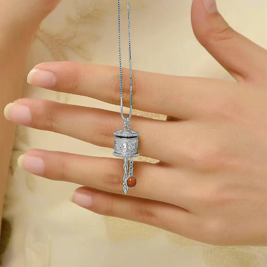 转经筒能量首饰六字真言转经JIN筒吊坠/耳环随心真选首发祈福款好运满满能量满满 商品图2