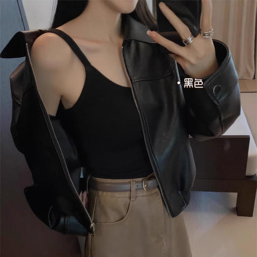 笙观相沐一体杯吊带背心 亲肤内搭 舒适保暖 商品图0