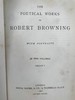 工坊特装本！1900-1901年 罗伯特·布朗宁诗集（全2卷） 2幅肖像插图 全真皮精装32开 商品缩略图4
