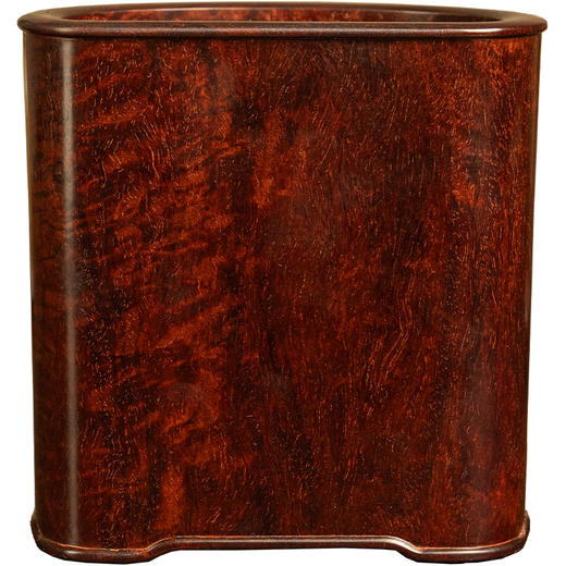 紫檀月牙形笔筒 商品图5