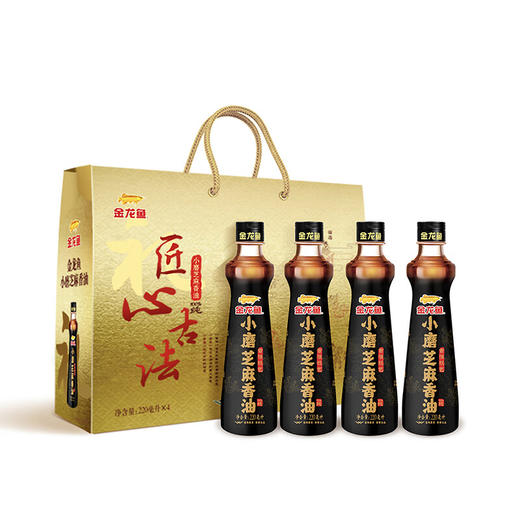 金龙鱼小磨香油220ML*4礼盒装 商品图3