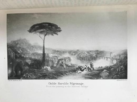 札尼斯朵夫工坊特装本！含藏书票！1902年 约翰·罗斯金《论绘画》（全2卷） 全真皮精装32开 商品图7