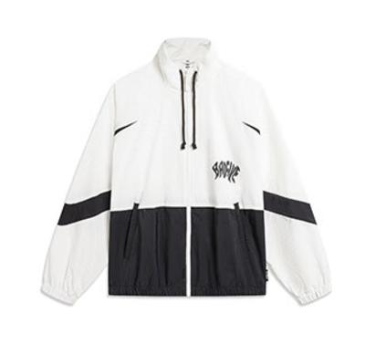 李宁反伍BADFIVE男子抗菌防晒风衣24秋季宽松无帽运动风衣AFDU419 商品图6