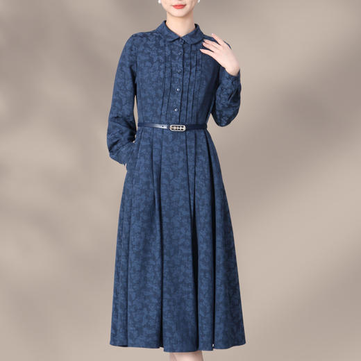 HWW轻奢设计师女装连衣裙初秋新款修身时尚连衣裙DHZFF403091 商品图1