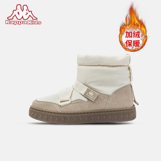 卡帕男女童高帮加绒加棉雪地靴2024冬季新款轻便保暖耐磨休闲鞋KAZD1234113 商品图3